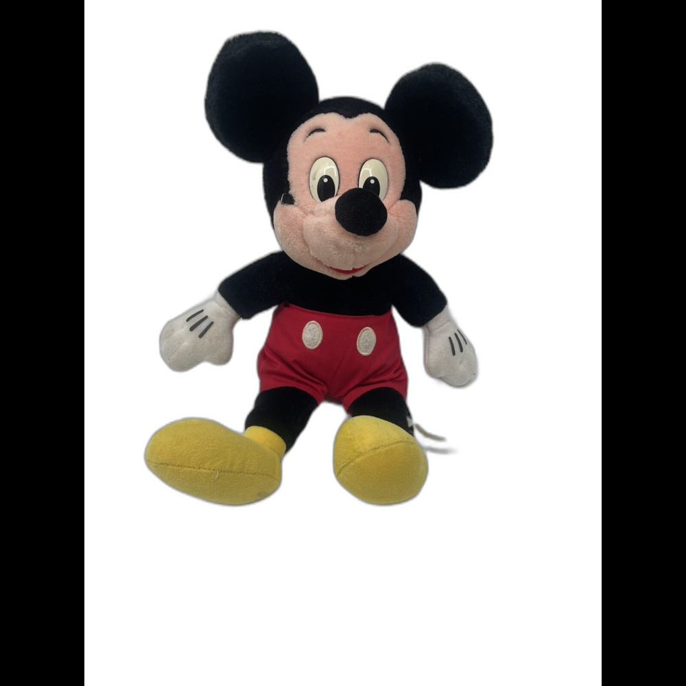 Vintage Authentic Disneyland/Walt Disney World 17" Stuffed Plush Mickey Mouse